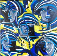 FACES - Blue/Yellow